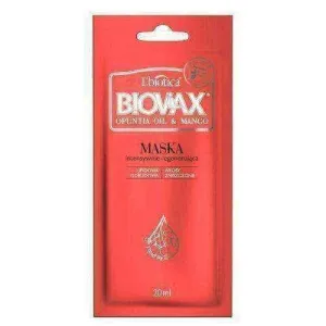 BIOVAX Opuntia Oil & Mango mask 20ml x 1 sachet, mangomask