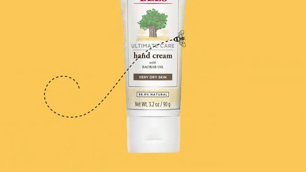 Burt's Bees Almond and Milk Hand Cream for Normal to Dry Skin 2 oz