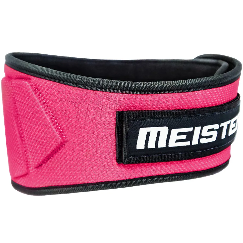 Contoured Neoprene Weight Lifting Belt - Pink