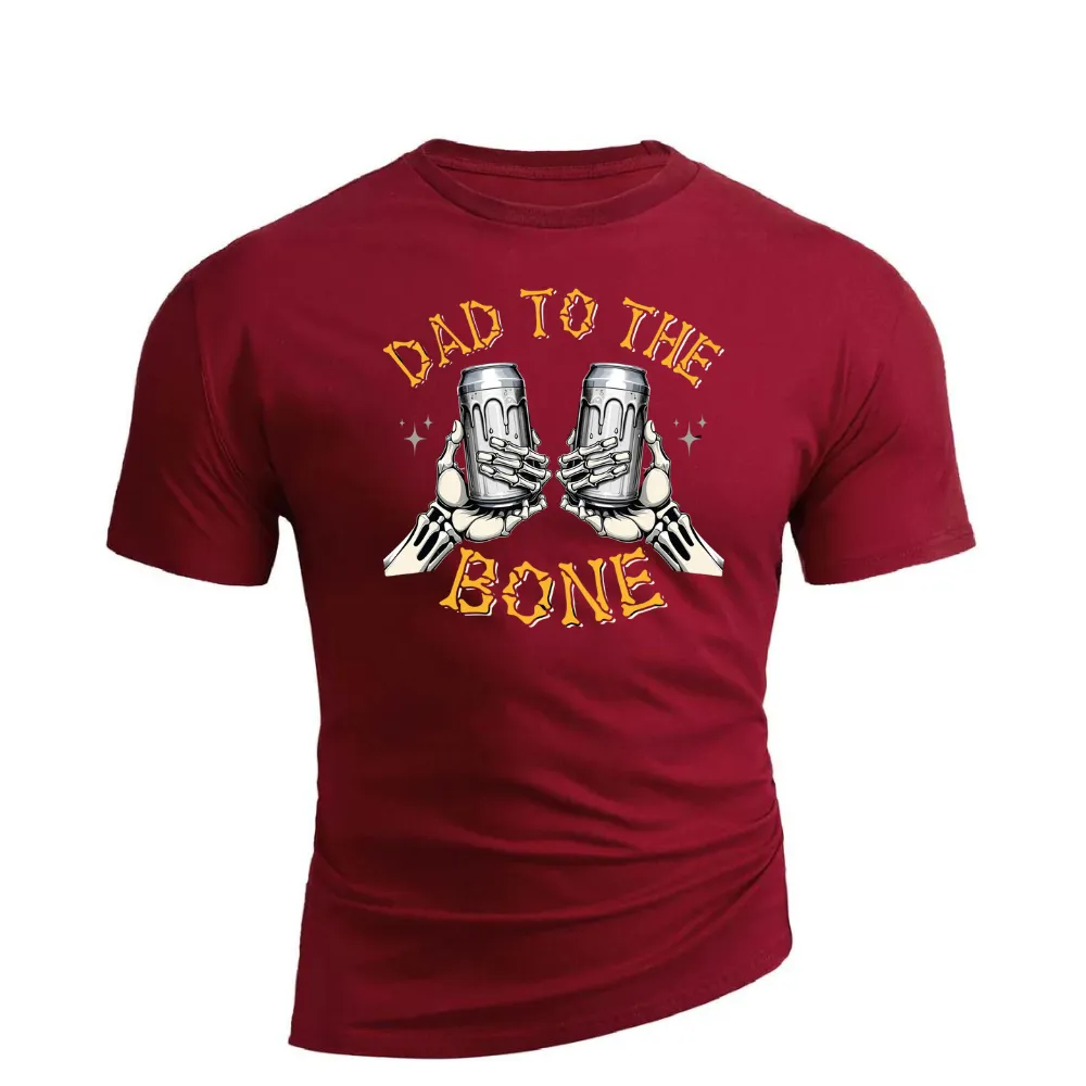 DAD TO THE BONE COTTON GRAPHIC TEE