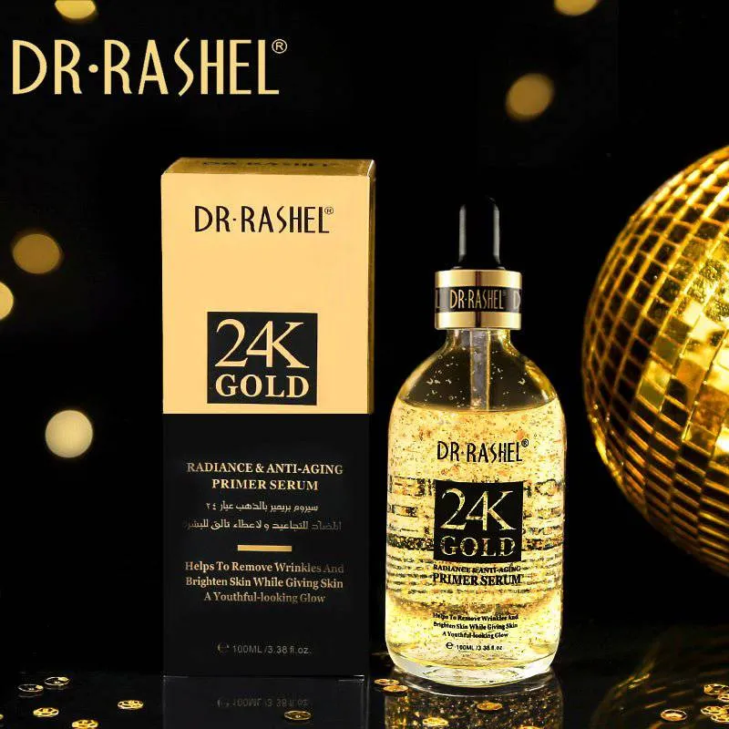 Dr.Rashel 24K Gold Radiance & Anti Aging Primer Serum - 100ml DRL-1479