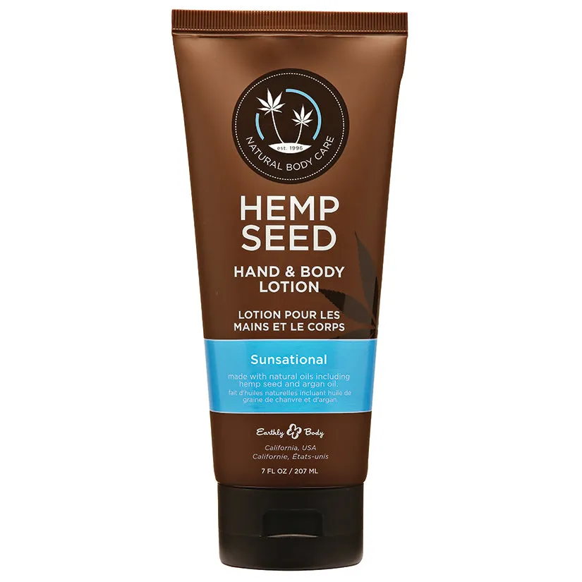 Earthly Body Hemp Seed Lotion- 7.2 OZ