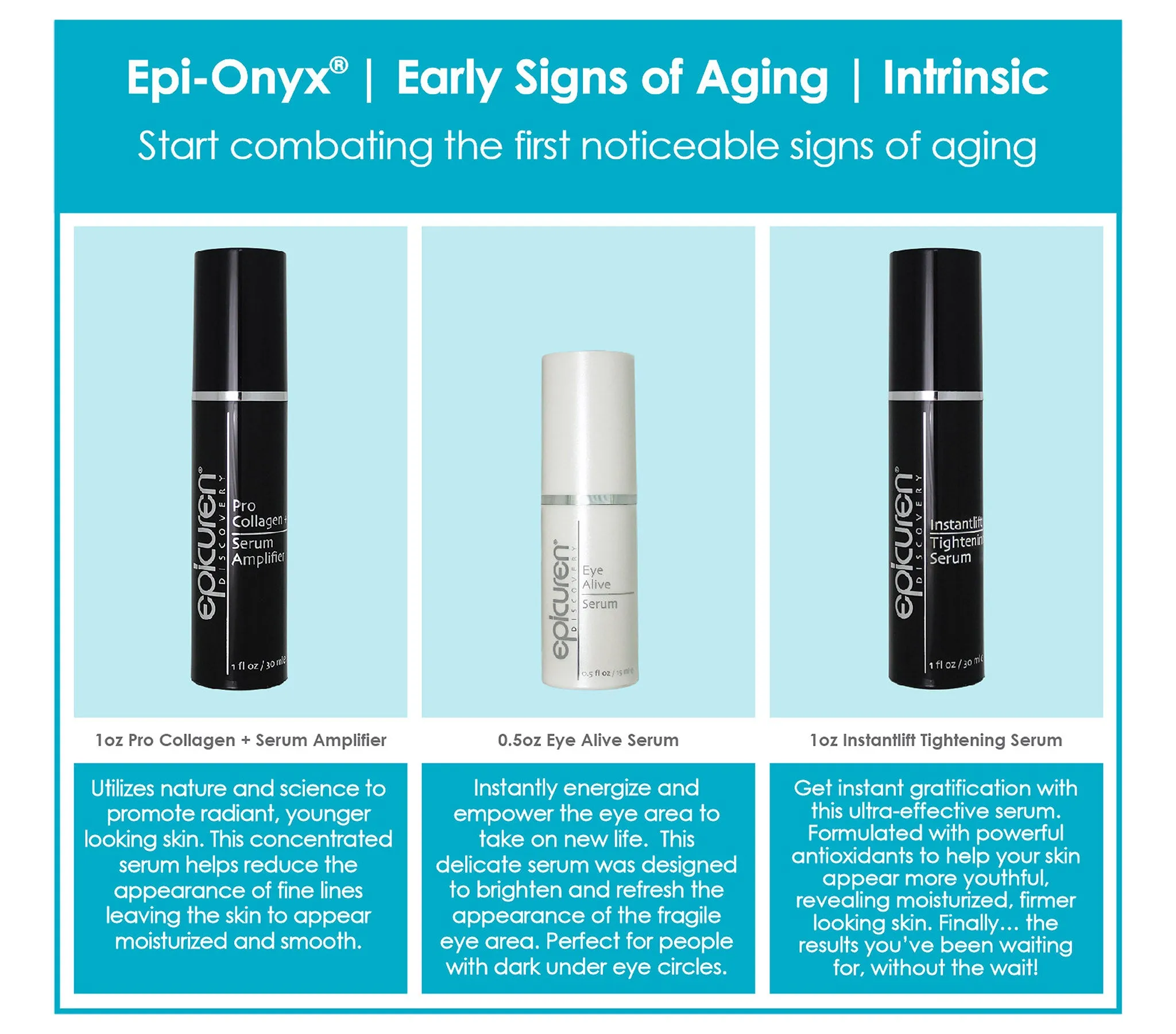 Epi Onyx - Early Signs of Aging Kit