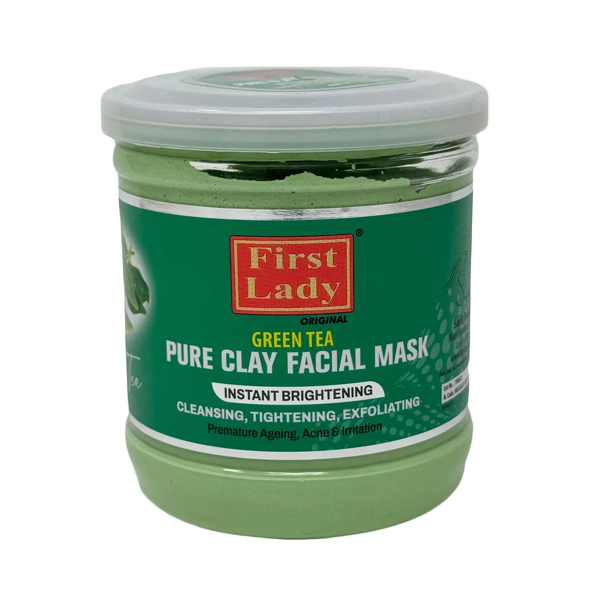 First Lady Green Tea Clay Face Mask