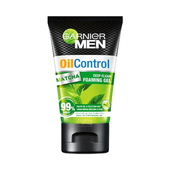 Garnier Men Oil Control Matcha Foaming Gel 100ml