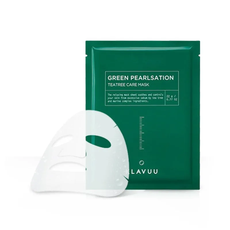 Green Pearlsation TeaTree Care Mask