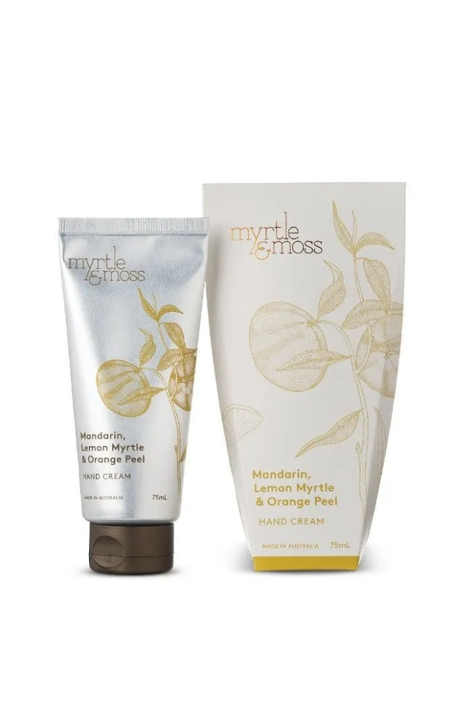 Myrtle & Moss - Hand Cream - Mandarin, Lemon Myrtle & Orange Peel - 75ml