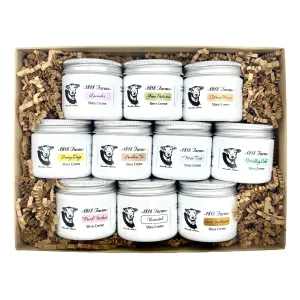 New Complete "All 10" Shea Creme Gift Set  (2 fl oz jar sizes)