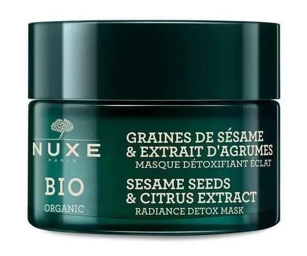 NUXE BIO Illuminating detoxifying mask - extract of citrus and sesame seeds 50ml