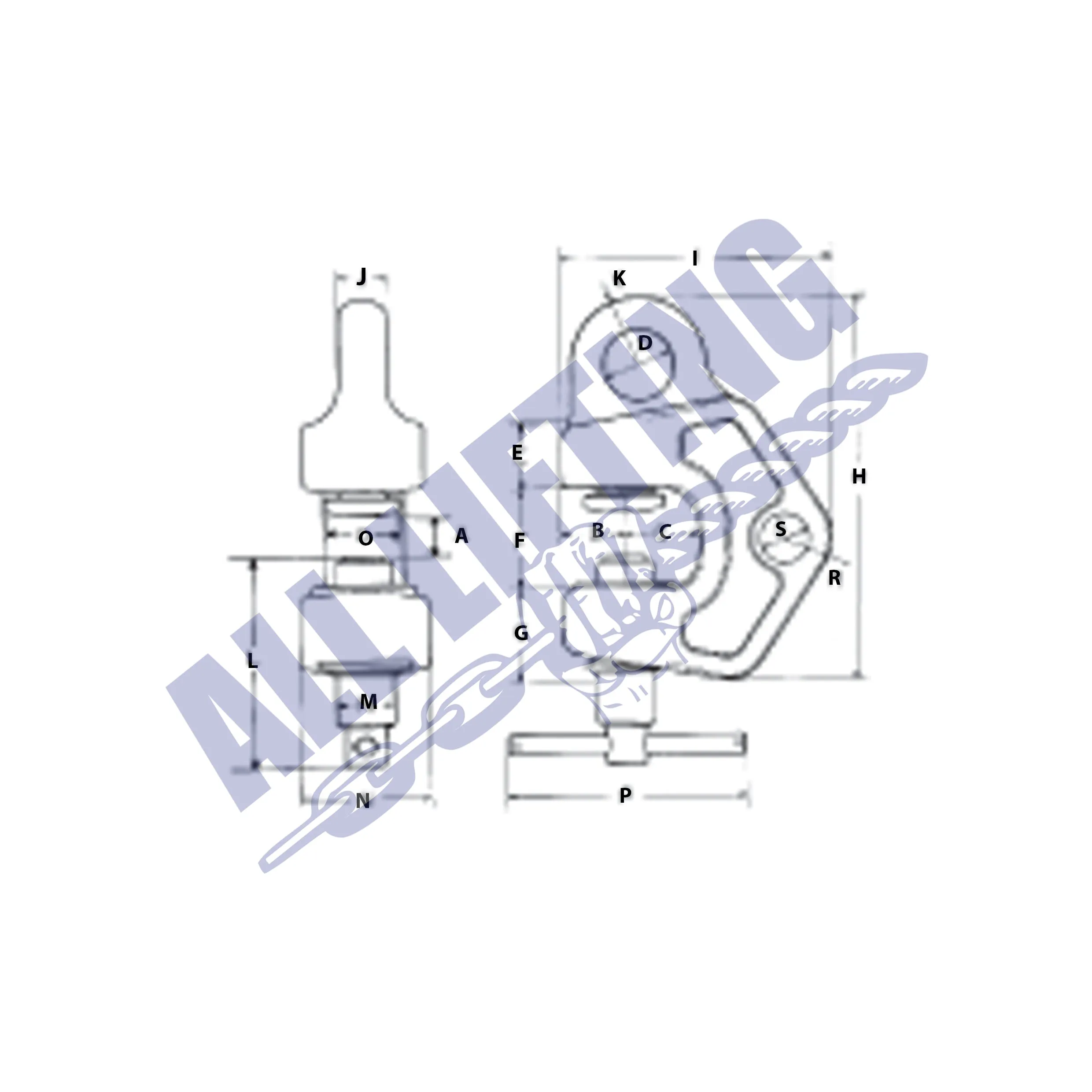 SBB Series Multi Directional Lifting Screw Clamp