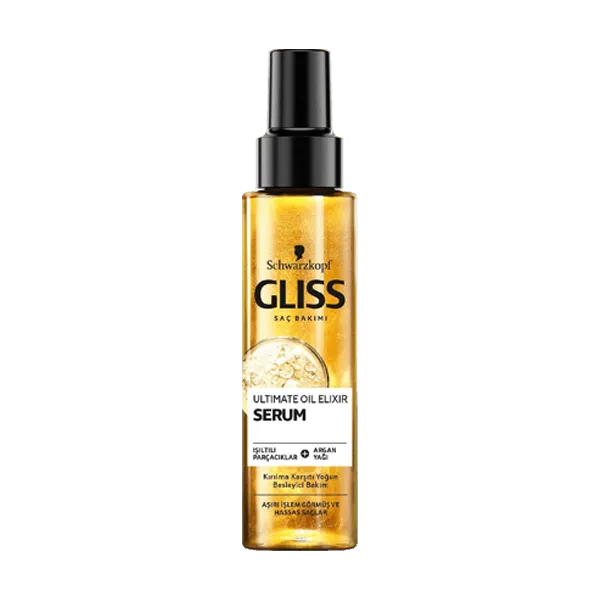 SCHWARZKOPF GLISS ULTIMATE OIL ELIXIR HAIR SERUM 100ML