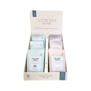 VOESH Collagen Glove & Sock Mask Retail Display Pack - 60 Pieces your Selection