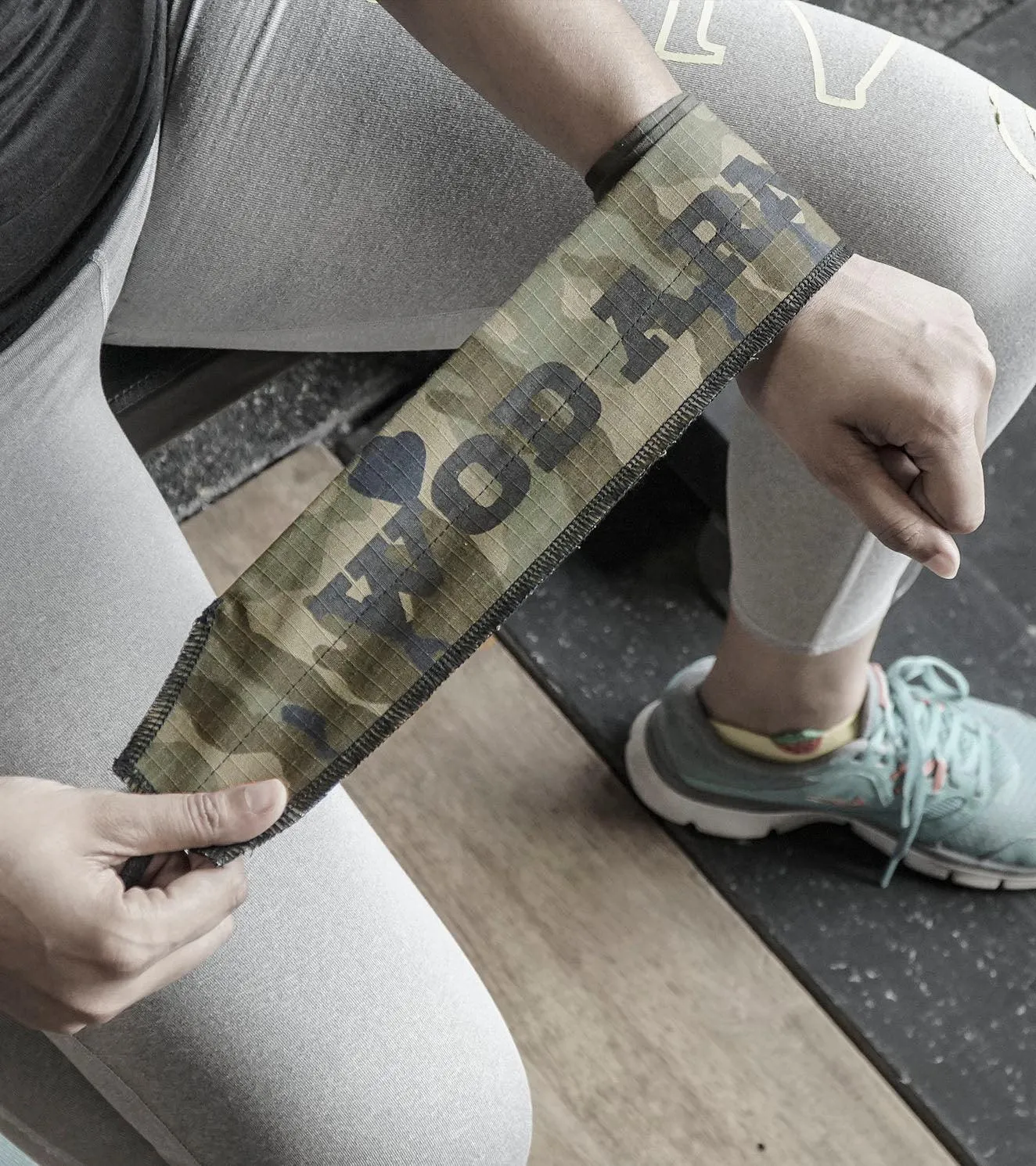 Wrist Strength Wraps (Camouflage)